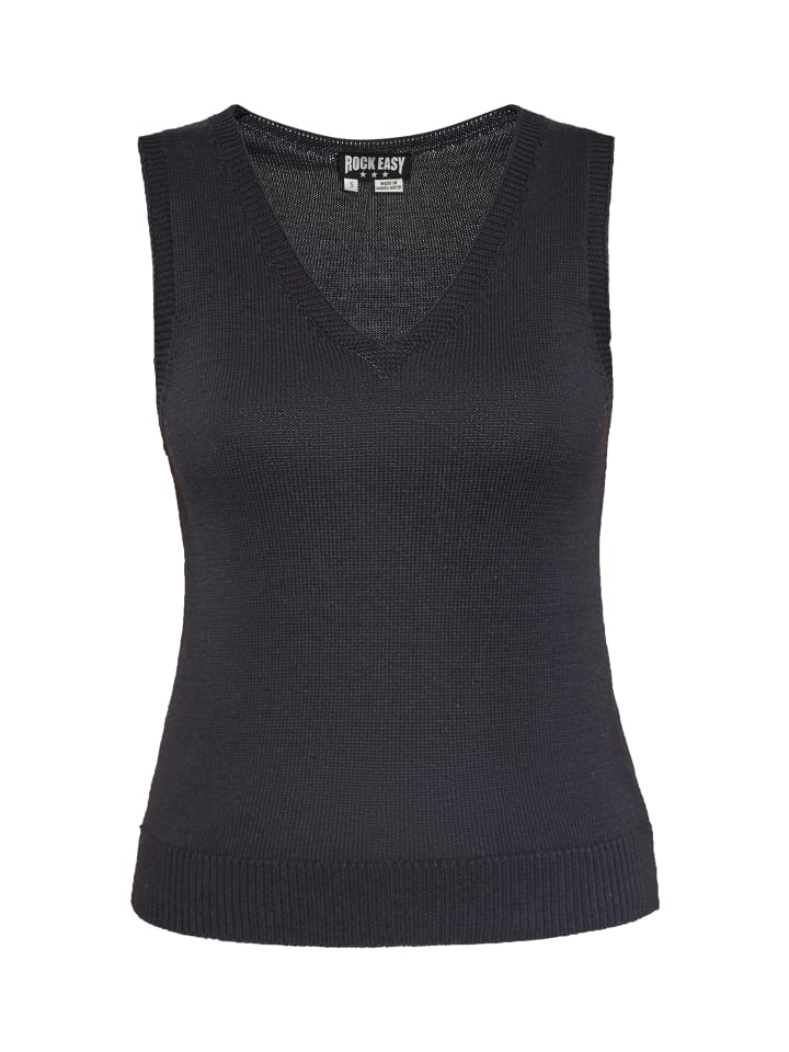 Damen Pullunder in Schwarz