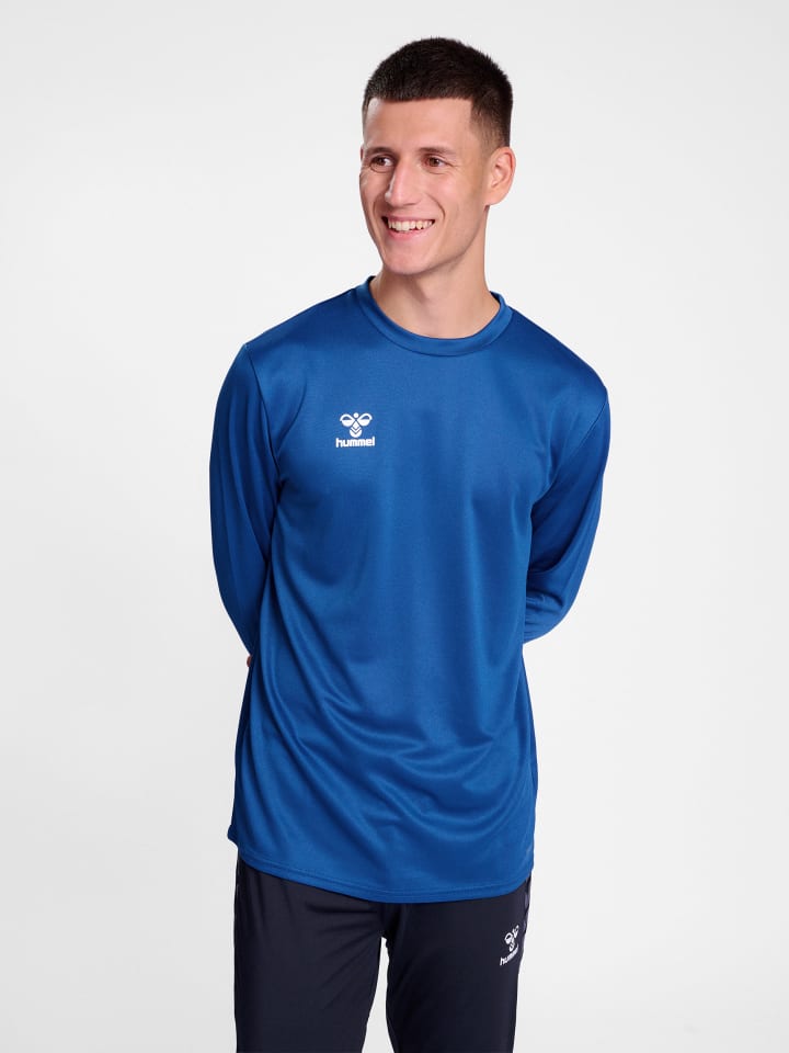 Sweatshirt Hmlessential Erwachsene in TRUE BLUE