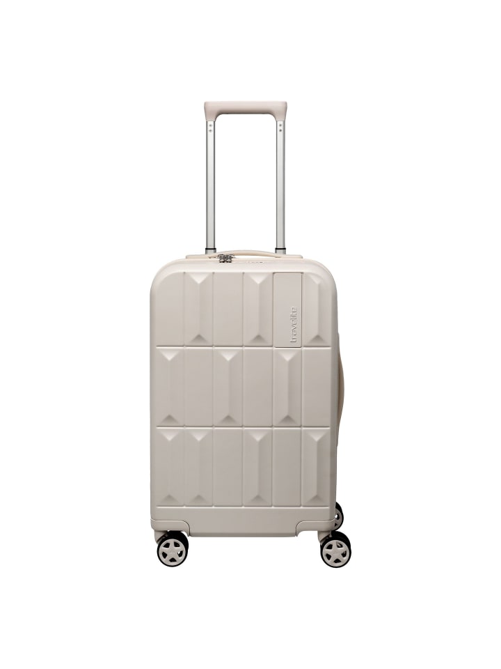Panello 4 Rollen Kabinentrolley 55 cm ivory