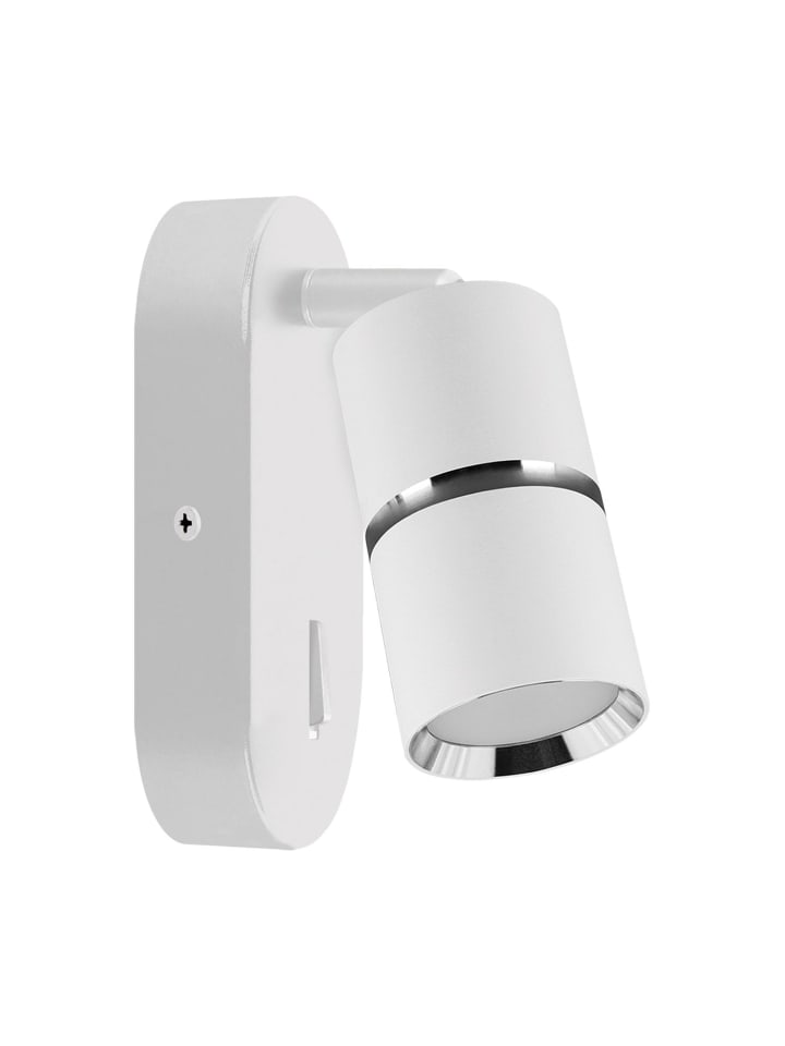 Spot Strahler (B)6 x (H)15 cm in Weiß Chrom