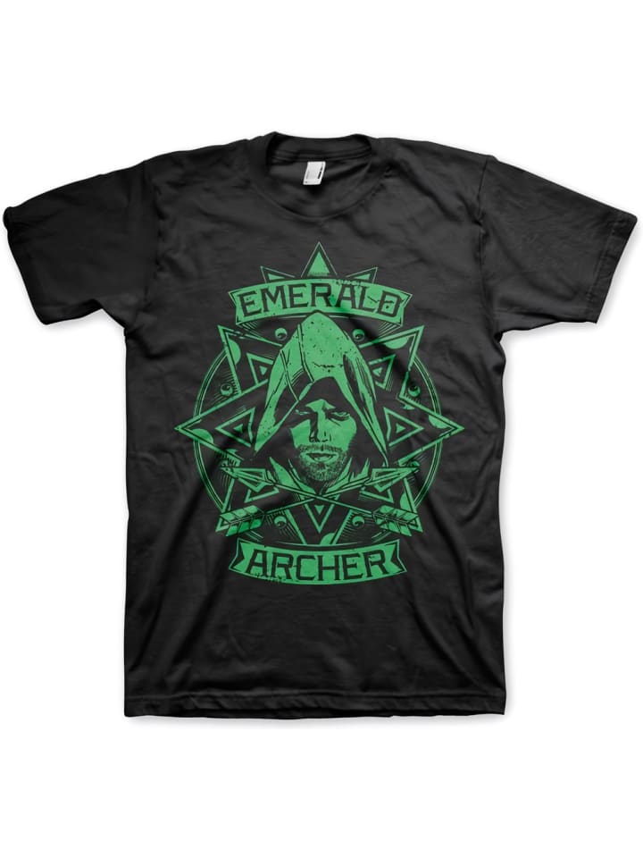 T-Shirt in Schwarz