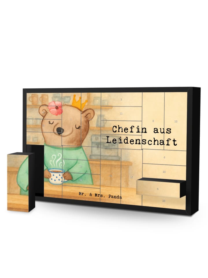 Adventskalender Chefin Leidenschaft Design mit ... in Weiß