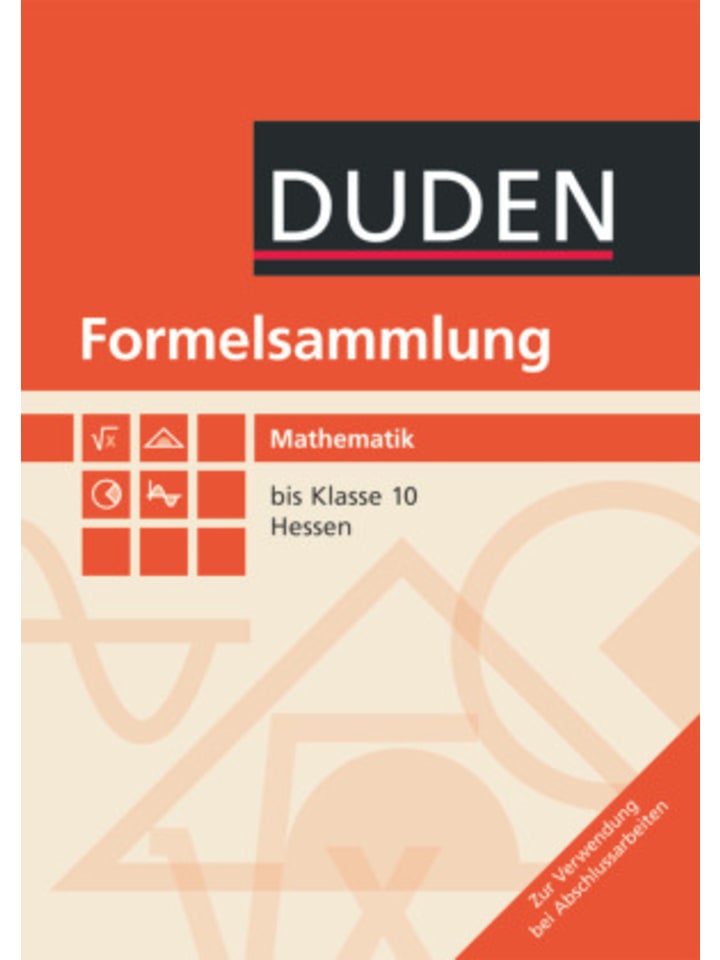 Buch - Formelsammlung bis Klasse 10 - Mathematik - Hessen