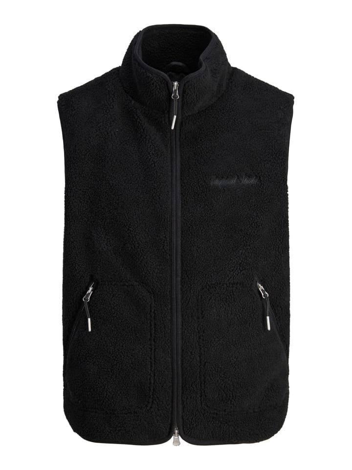 Teddyfell Weste in Black
