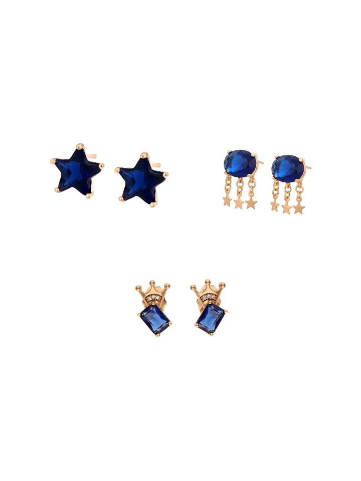 Women Earrings Set in gold