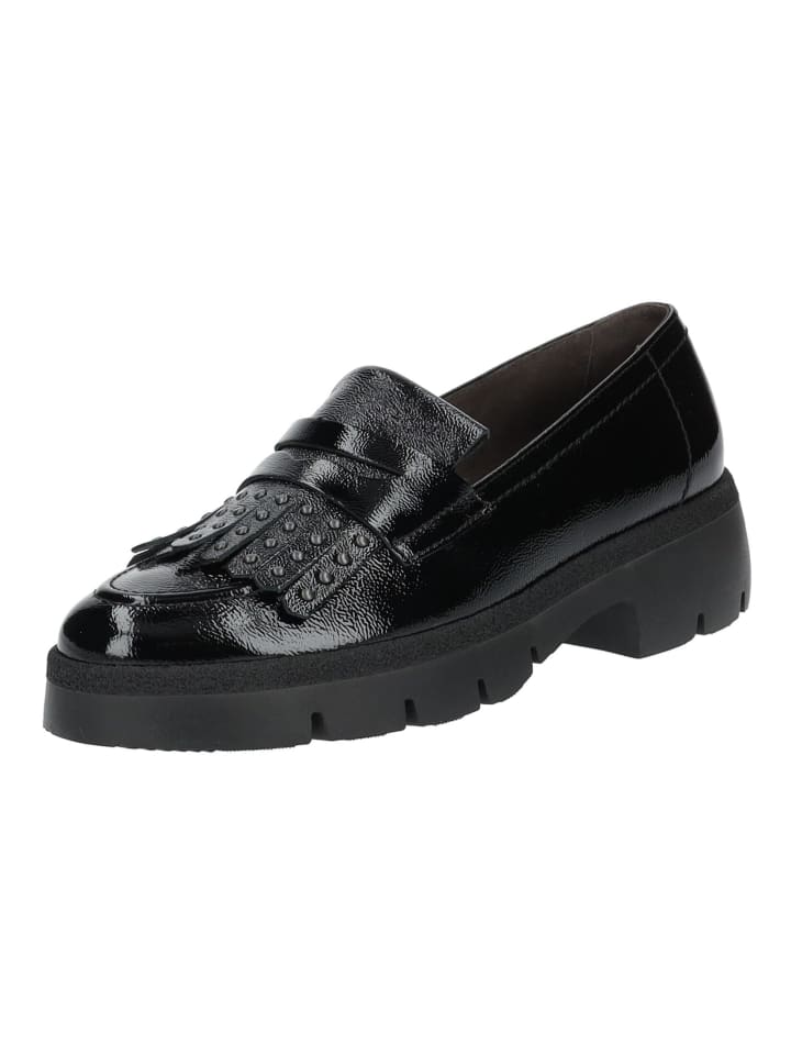 Slipper Schwarz Lack