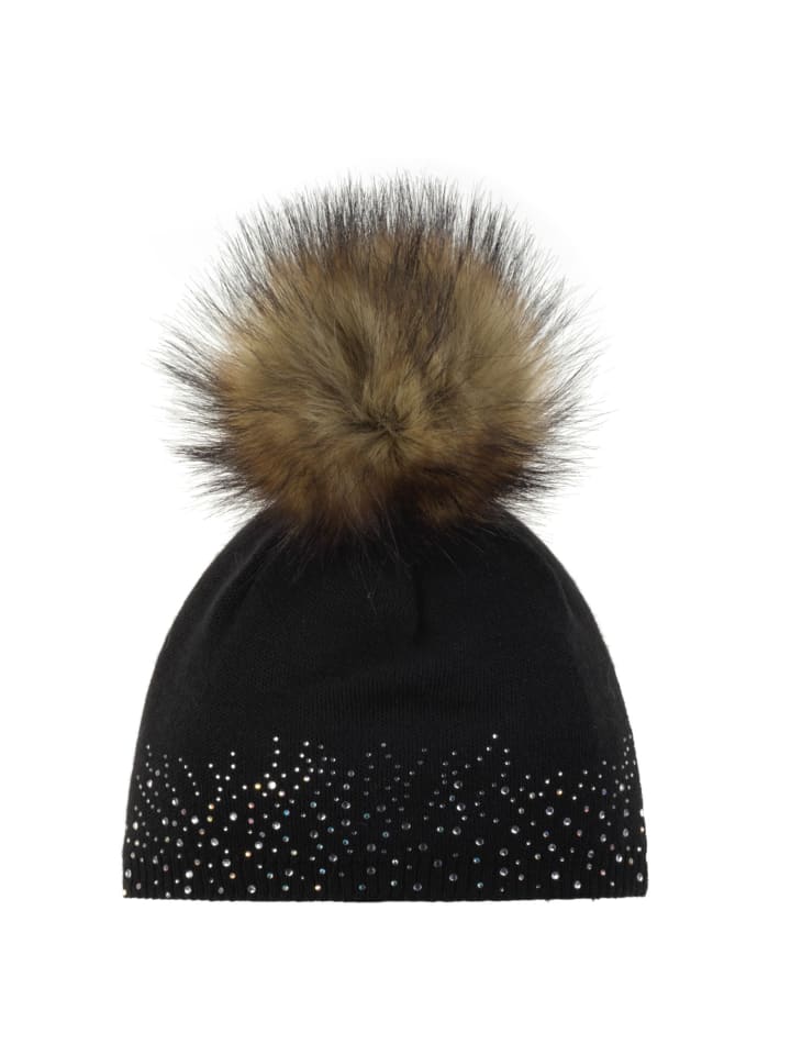 Mütze Nalin Lux Crystal in schwarz
