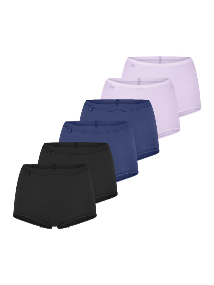 Maxi Slip Basic+ in Lila / blau / schwarz