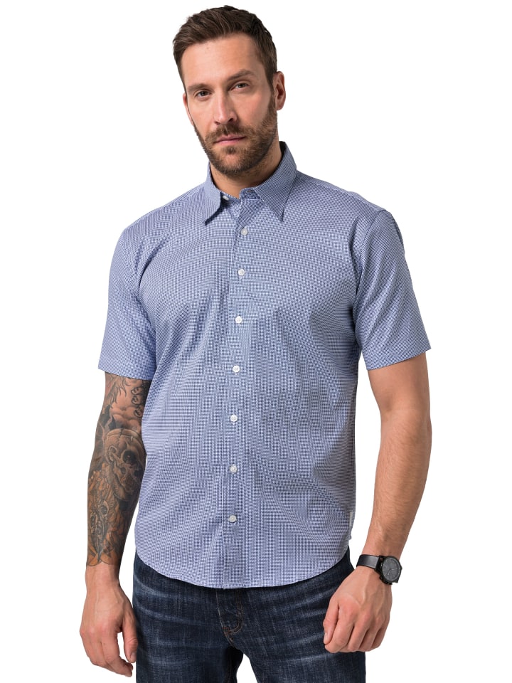 Hemd in helles denimblau