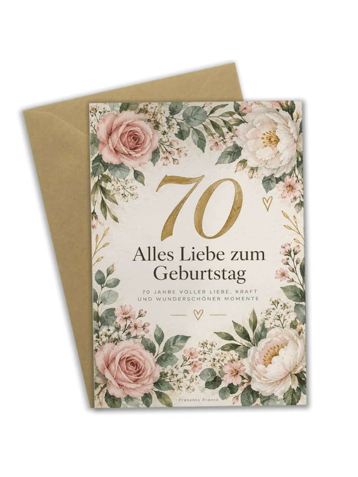 Geburtstagskarte Geburtstagskarte elegant Desig... in Weiß