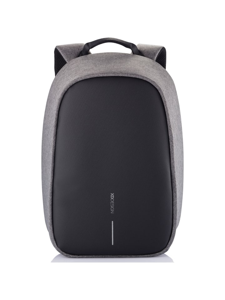 Bobby Business-Rucksack RFID Schutz 38 cm Laptopfach grey