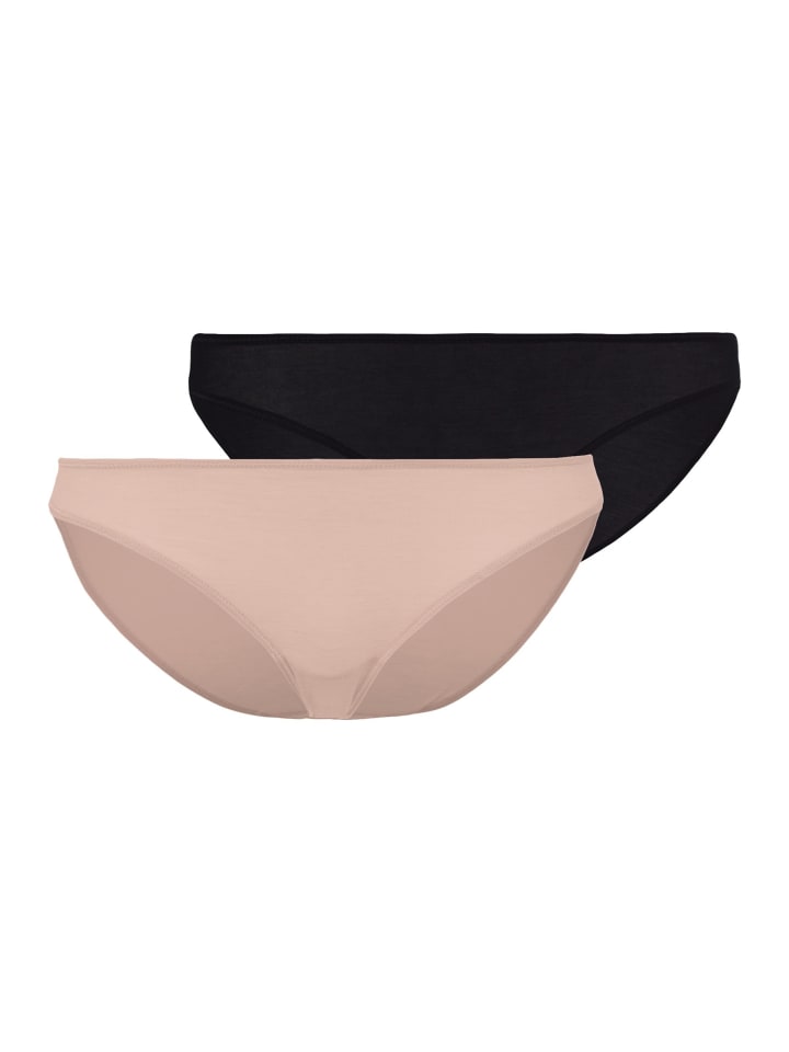 Mini Slip Ultralight in Schwarz / beige