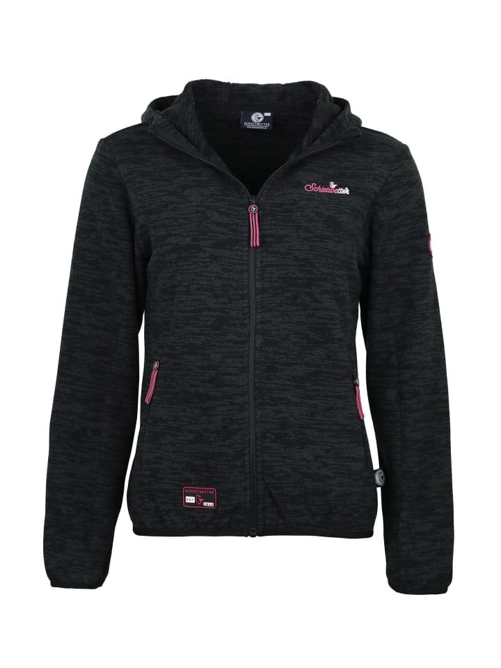 Fleecejacke "Schießpulver Mandy" in anthra melange