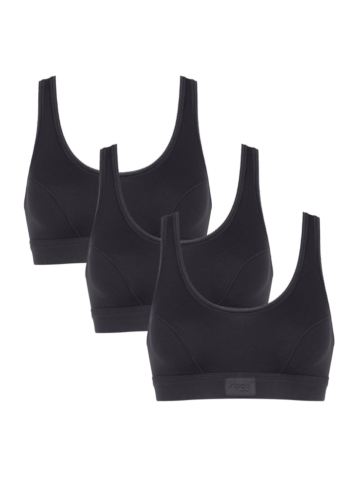 Unterhemd Double Comfort Top in Black