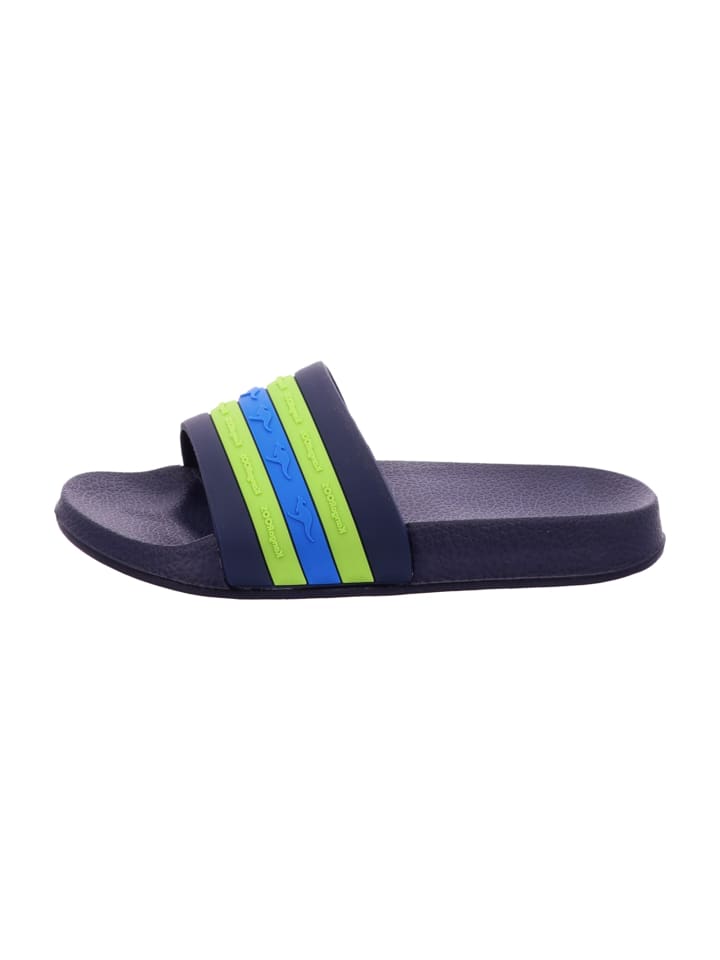 Pantoletten in Blau