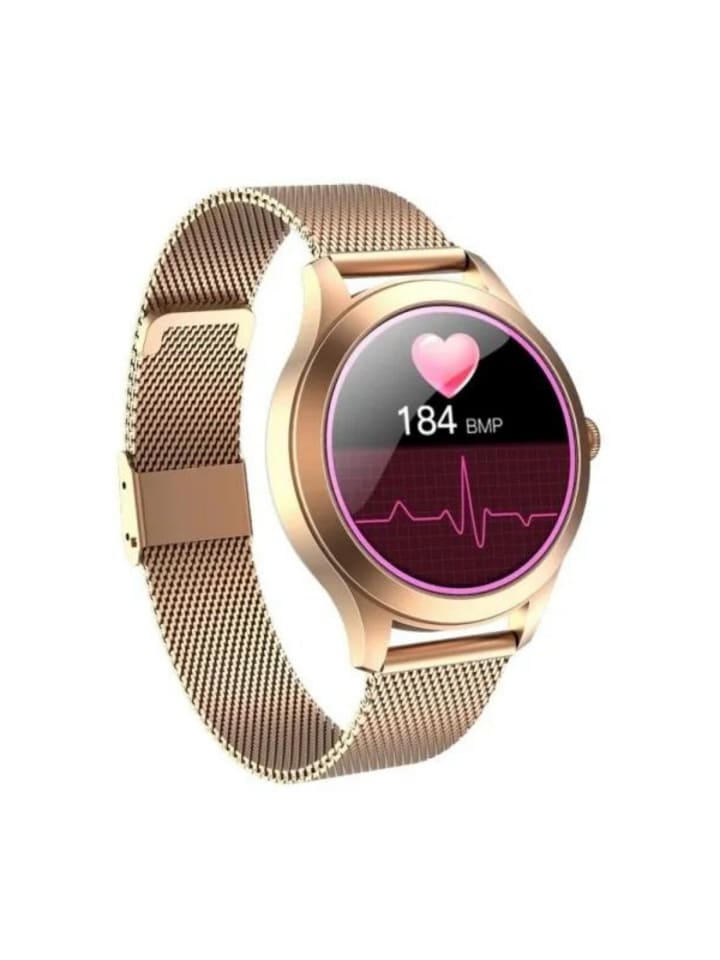 FW42 Silver/Gold Maxcom VitalFlow Pro Smartwatch Gold in Gold