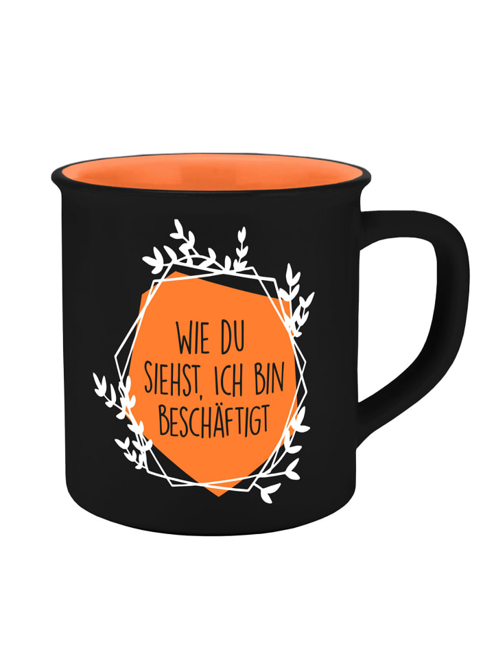 Tasse Bin beschäftigt in Orange - 400ml