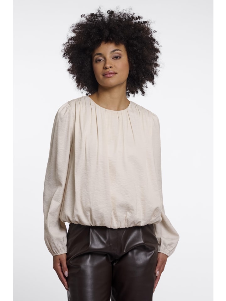 Cheyenne Bluse mit Ballon-Saum in Birch