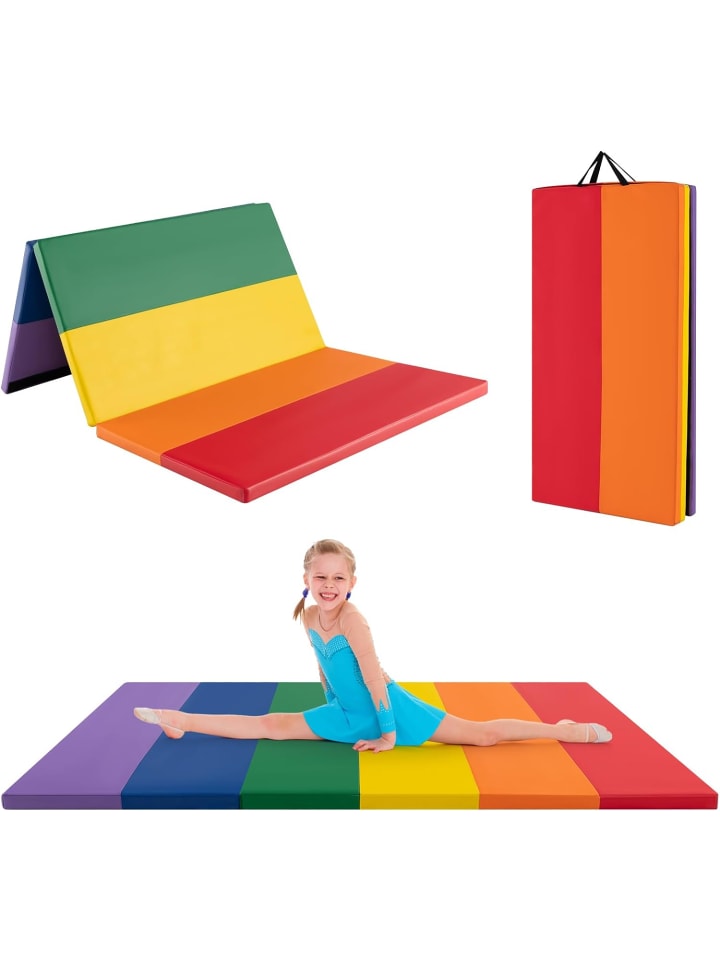 Turnmatte klappbar 180x120cm in Bunt