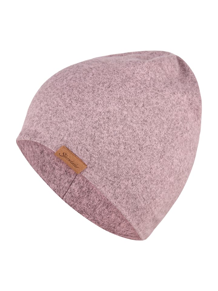 Beanie Melange in rose mel.