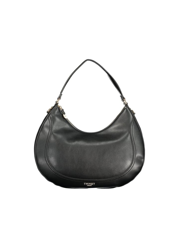Schwarz Polyurethan Damen Tasche