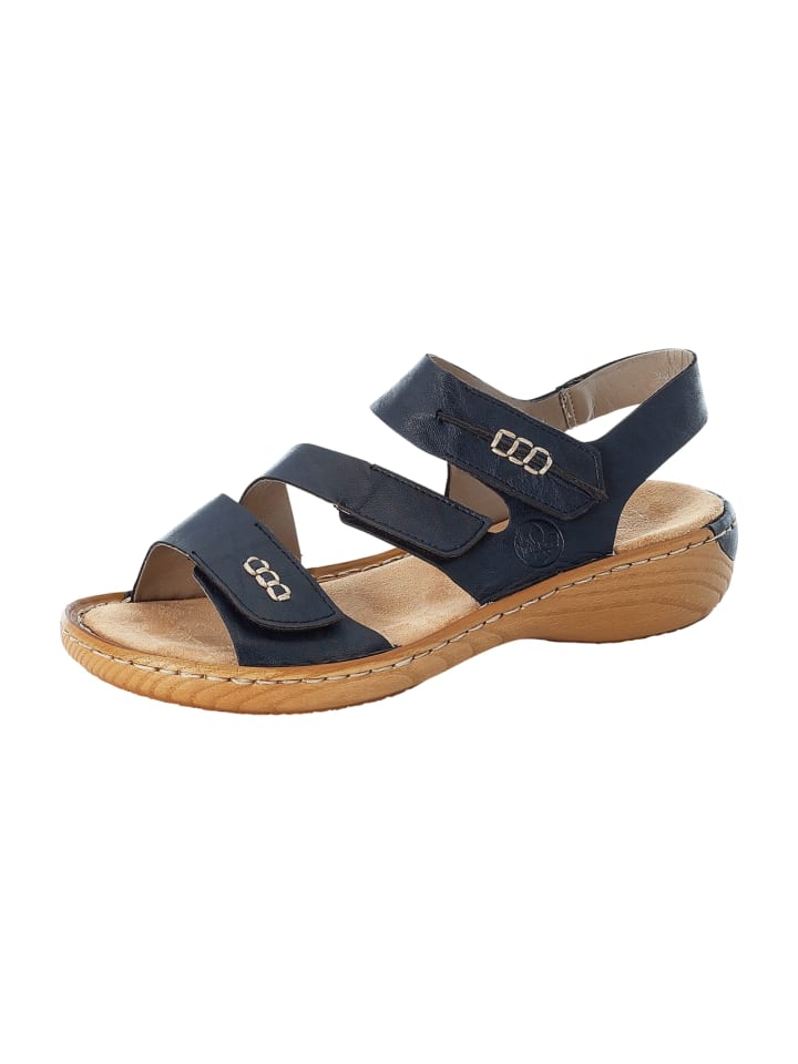 Komfort Sandalen in Blau