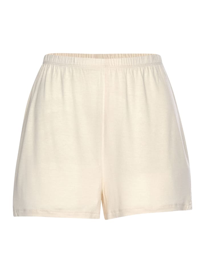 Pyjamashorts in creme