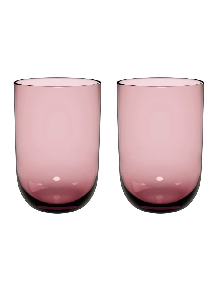 2er Set Longdrinkbecher Like Glass in Grape 385 ml