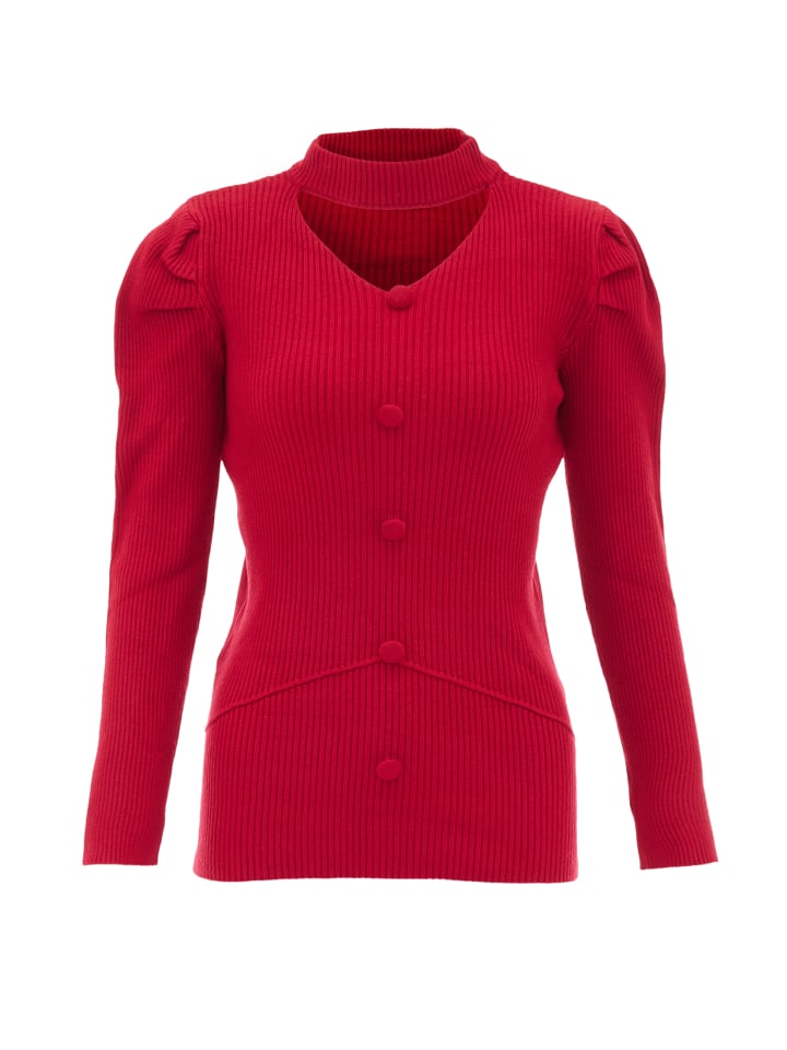 Damen Strickpullover in Rot