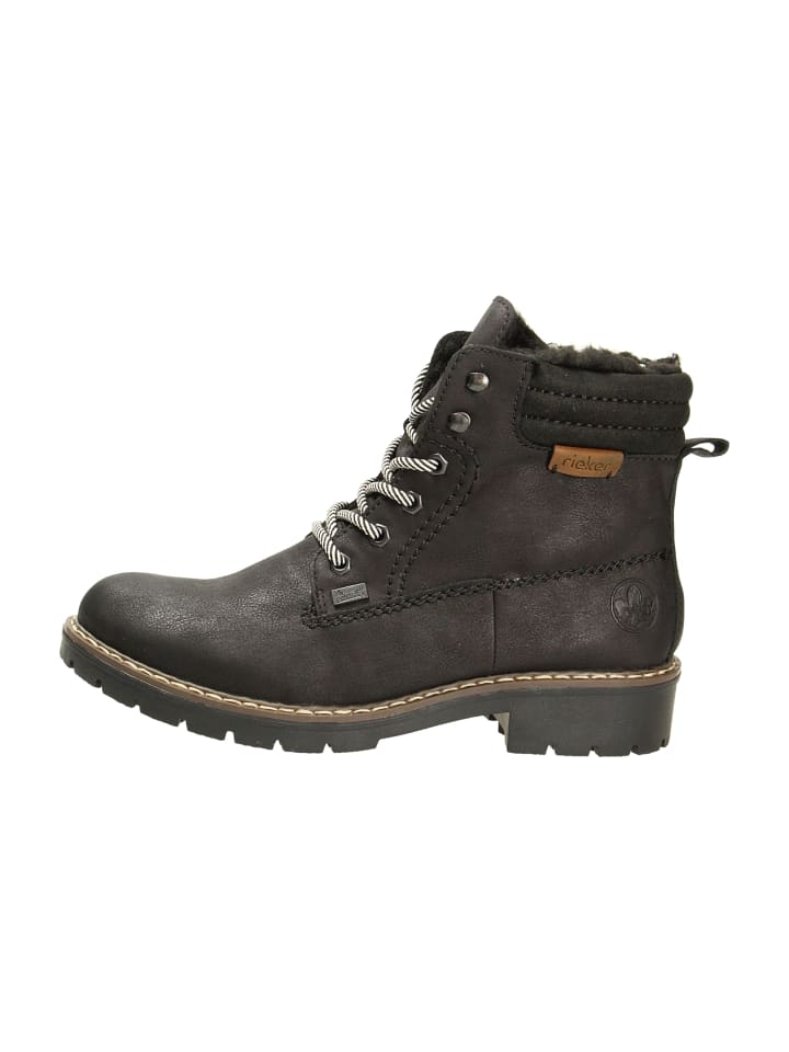 Schnürboots in Schwarz
