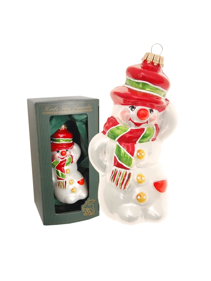 Baumschmuck-Glasornament in Bunt
