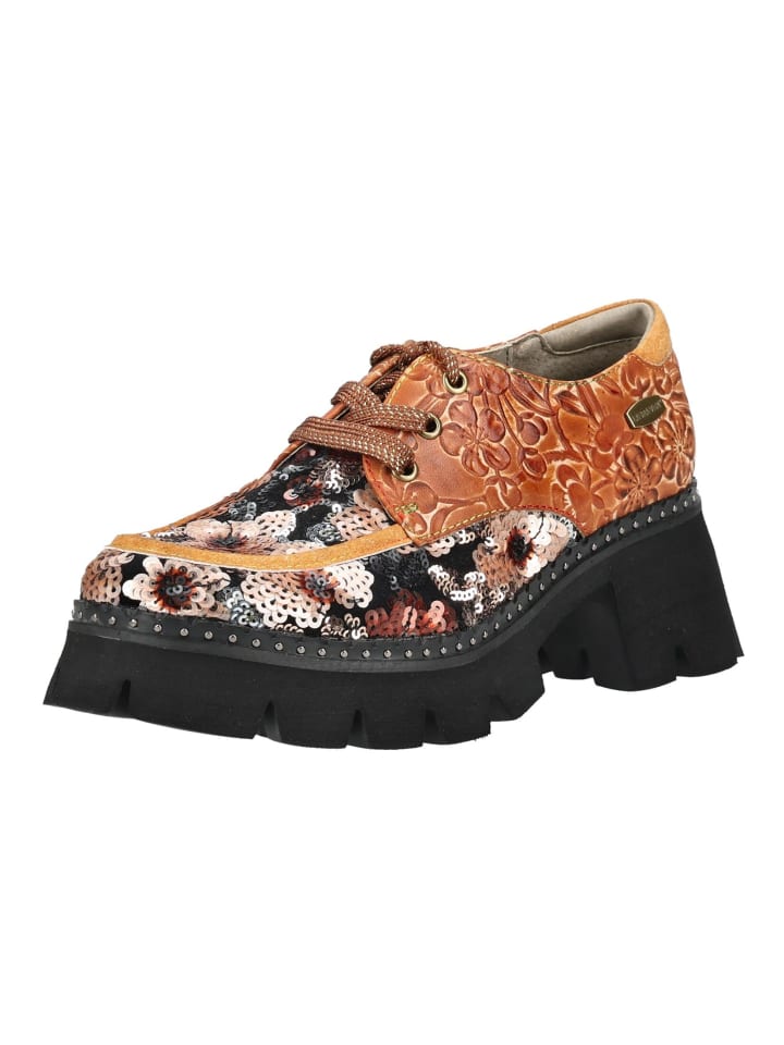 Halbschuhe Kastanie