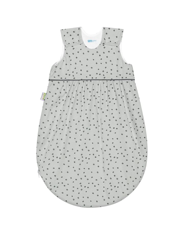 Coolmax-Schlafsack Timmi cool TOP in Dancing Dots Urban Grey