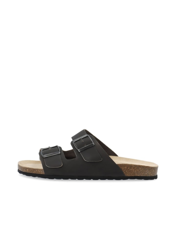Sandalen mit Schnallen in Brown