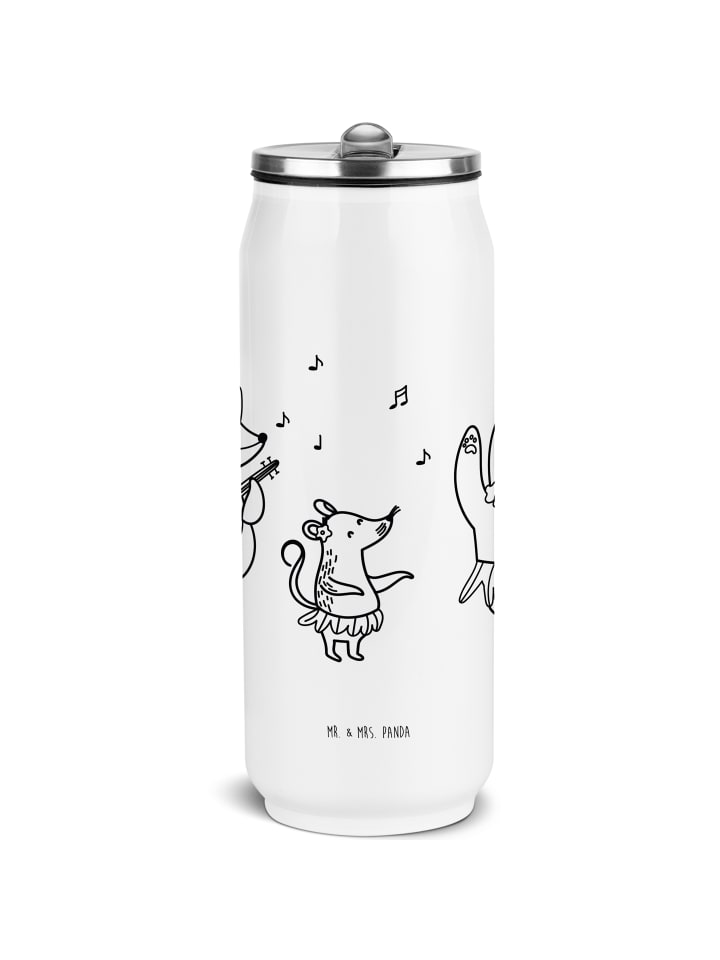 Trinkflasche Waldtiere Aloha ohne Spruch in Weiß