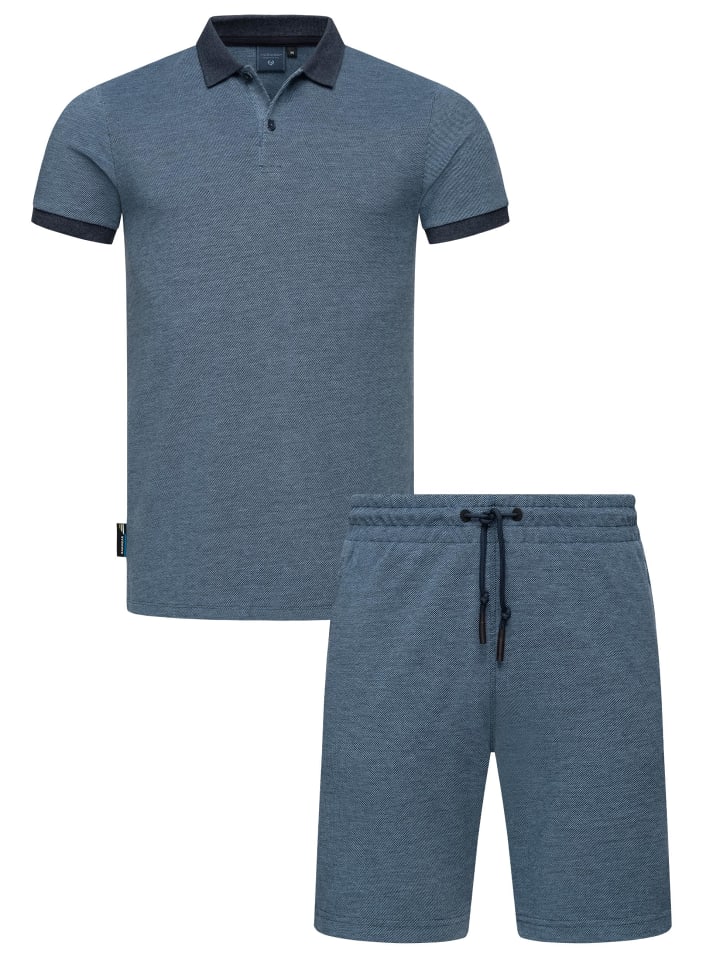 Poloshirt Set Porpi in Navy