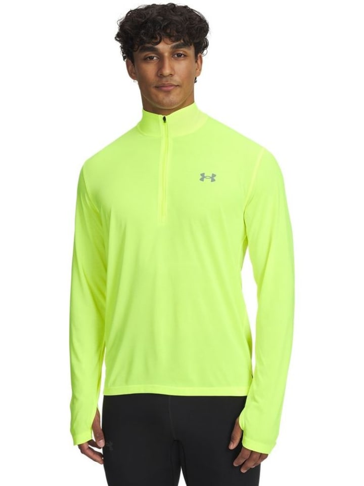 Longsleeve "Launch 1/4 Zip" in Gelb