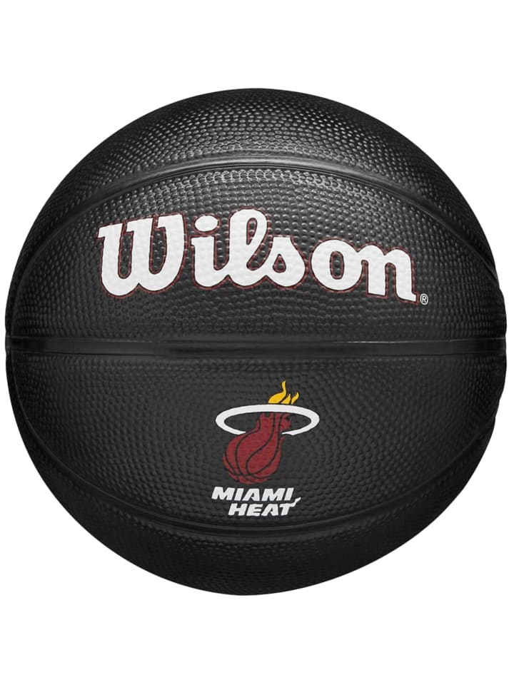 Wilson Team Tribute Miami Heat Mini Ball in Schwarz