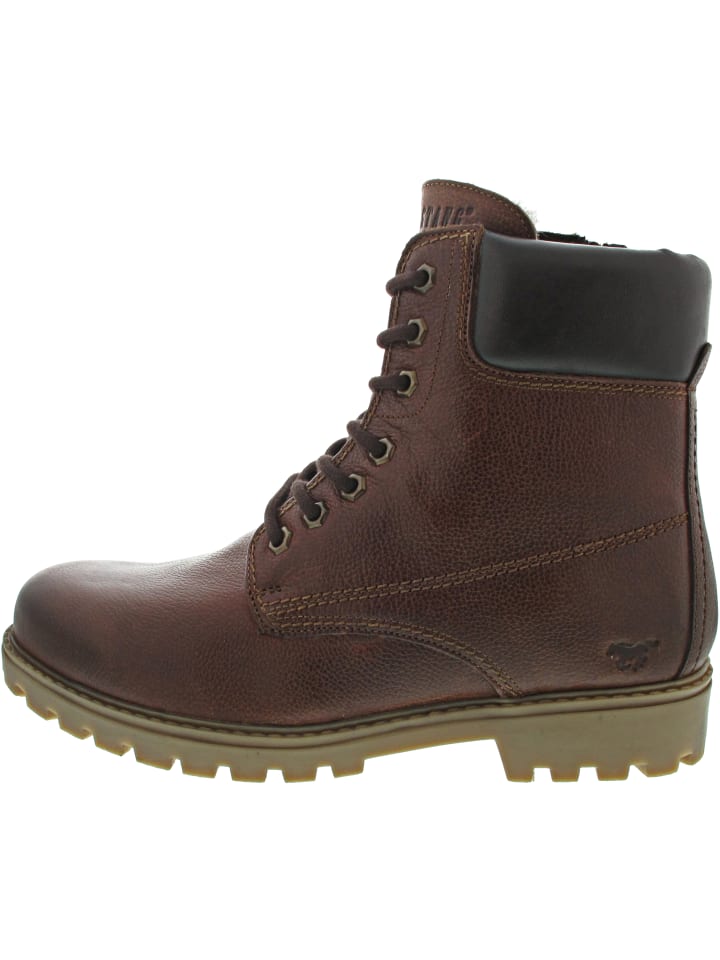 Schnürstiefel Braun