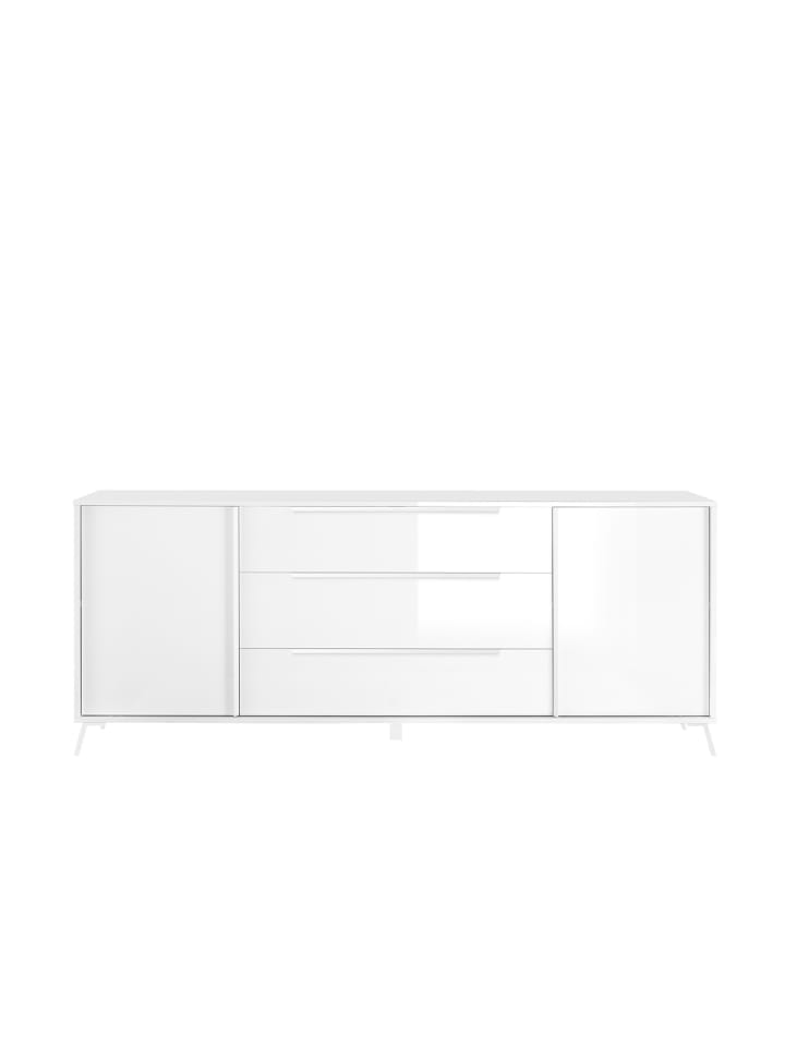 Sideboard CITY in Weiß - (W)205 x (H)84 x (L)40 cm