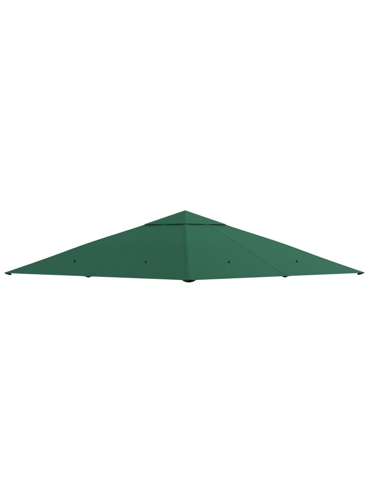 Pavillondach in Grün 298L x 295B x 0H cm