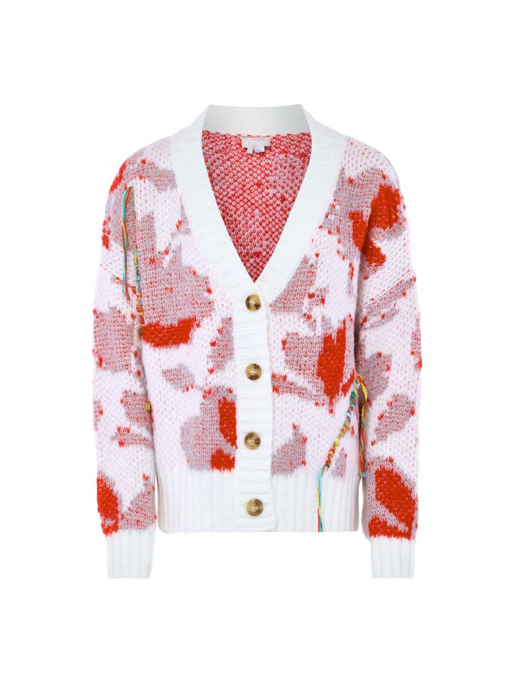 Damen Sweater in WOLLWEISS HERZEN