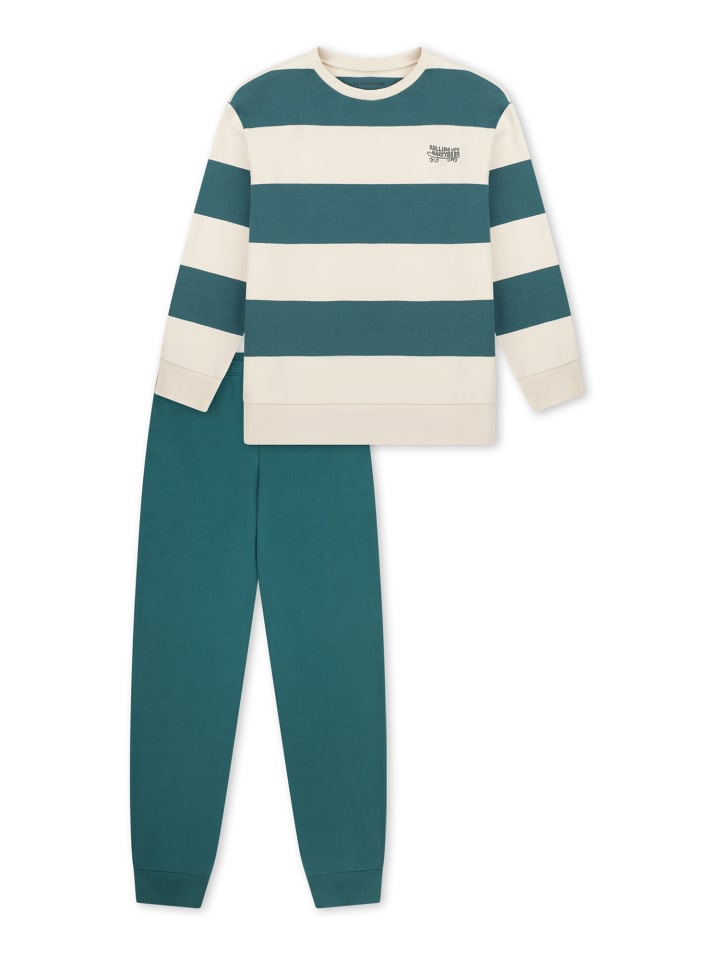 Schlafanzug Nightwear in tiefseegrün