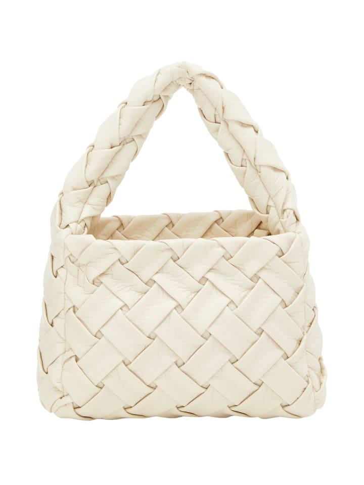Damen Schultertaschen in Wollweiss