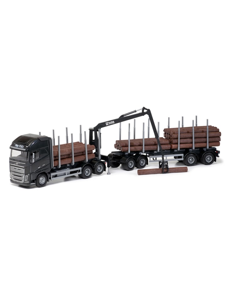 Spielzeugautos Holztransporter in schwarz