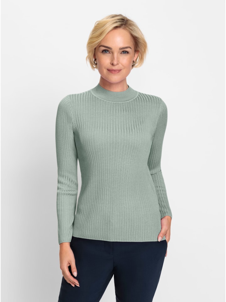 Pullover in kalkmint