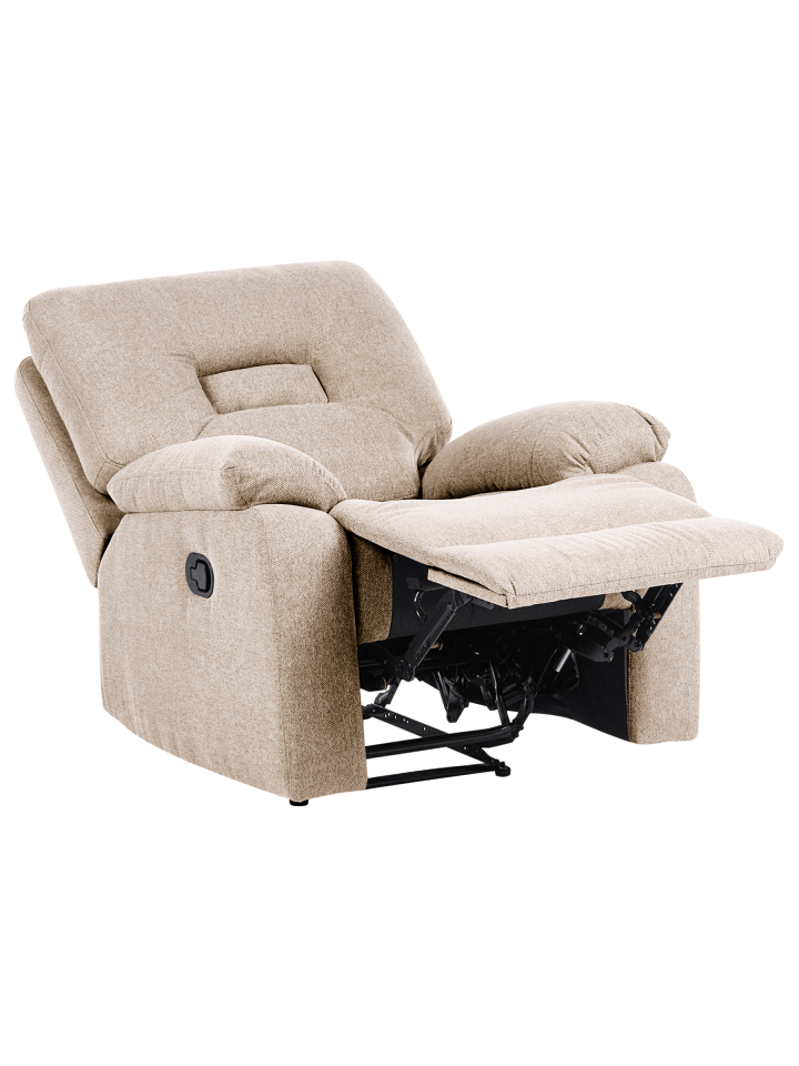 Fernsehsessel BERGEN in Beige - (W) 90 x (H) 101 x (L) 72 cm