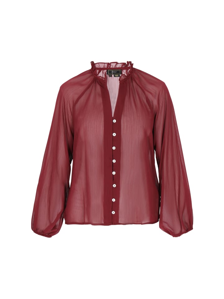 Women Blouse in burgundy