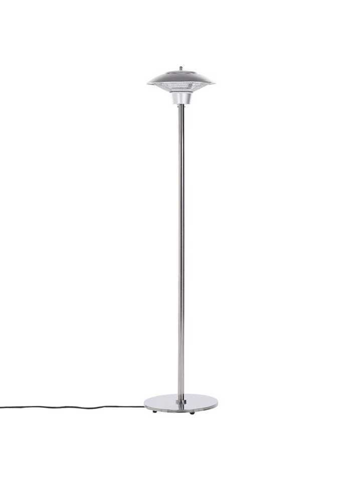 Terrassenstrahler ASKJA in Silber - (W) 45 x (H) 205 x (L) 45 cm