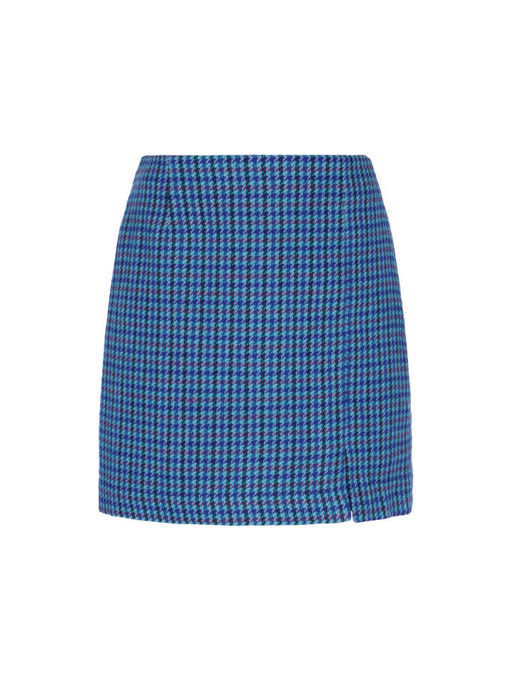 Women Skirt in blue multicolor